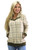 All For Fun Plaid Henley Pullover - Beige
