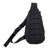  Quilted Puffer Sling Bag - Black