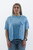 Embrace the casual spring vibe with Trendy Threads Boutique's latest sky blue t-shirt. Its unique acid wash finish and convenient chest pocket add a touch of laid-back cool to your everyday look.