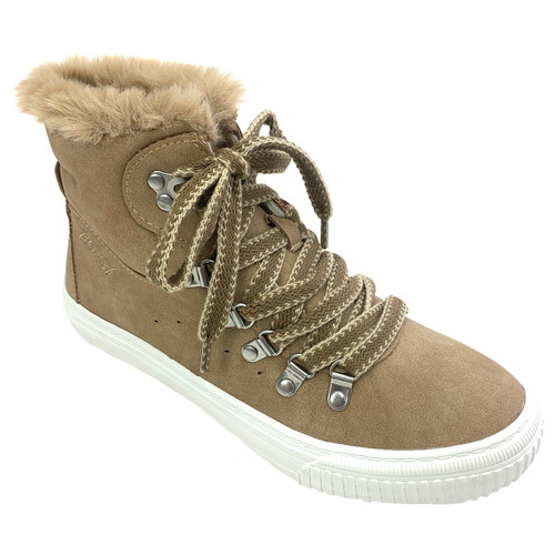 womens fur sneaker boots