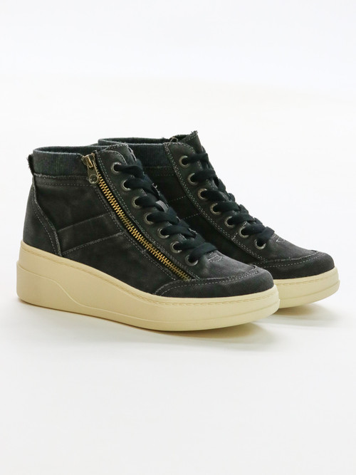 camden knit wedge sneakers