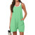 Fantaslook Women's Summer Romper: Sleeveless, Loose Fit, Spaghetti Straps, Pockets