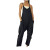 ZQGJB Women's Summer Jumpsuit: Sleeveless, Spaghetti Straps, Baggy Fit, with Pockets