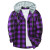 SCODI Men's Flannel Hoodie: Casual Button-Down Jacket with Long Sleeves