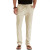 JWD Men's Pure White Linen Drawstring Pants, US size 34, ideal for casual summer beach wear