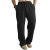 Men's Drawstring Casual Summer Elastic Waist Comfy Linen Straight Trousers