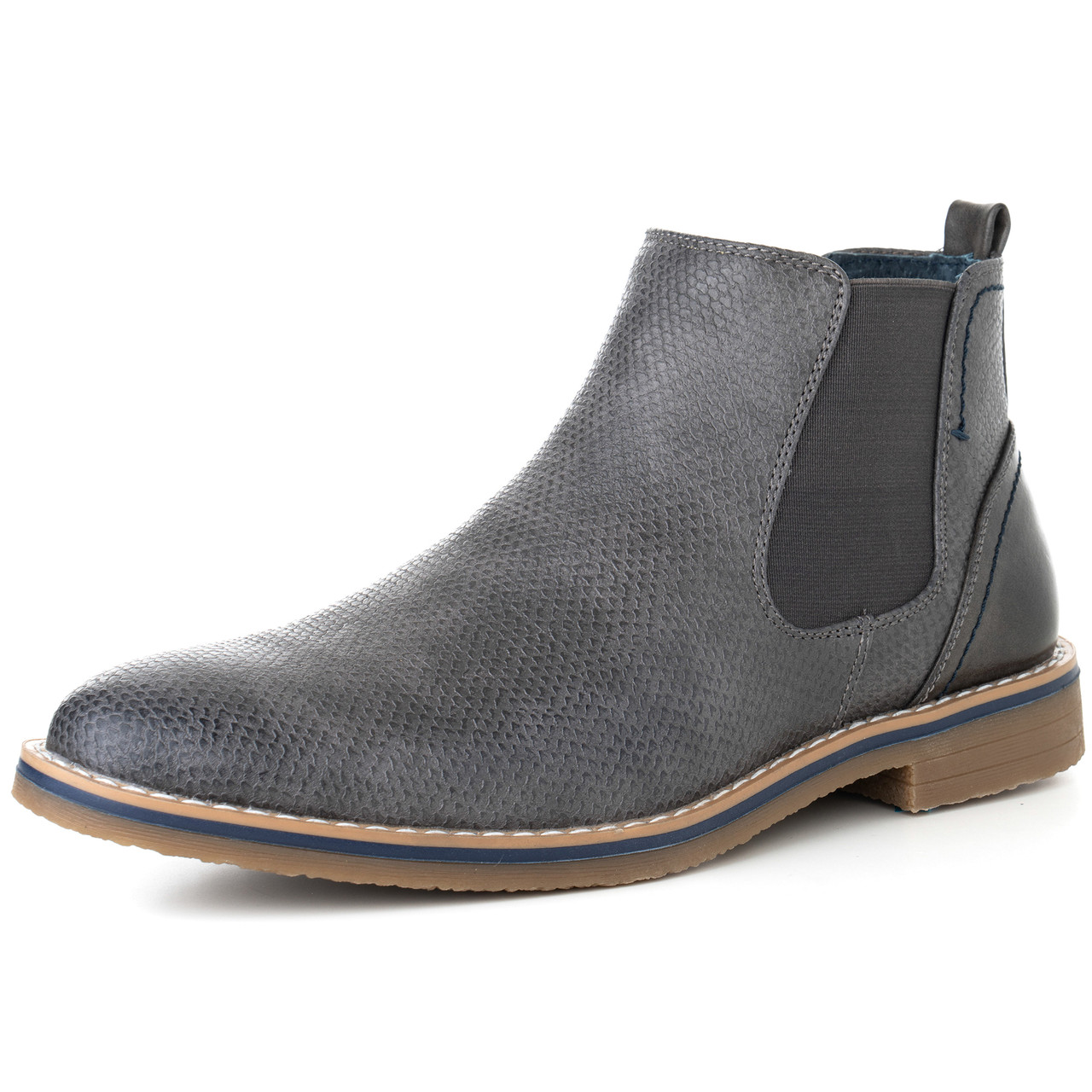 gray chelsea boots