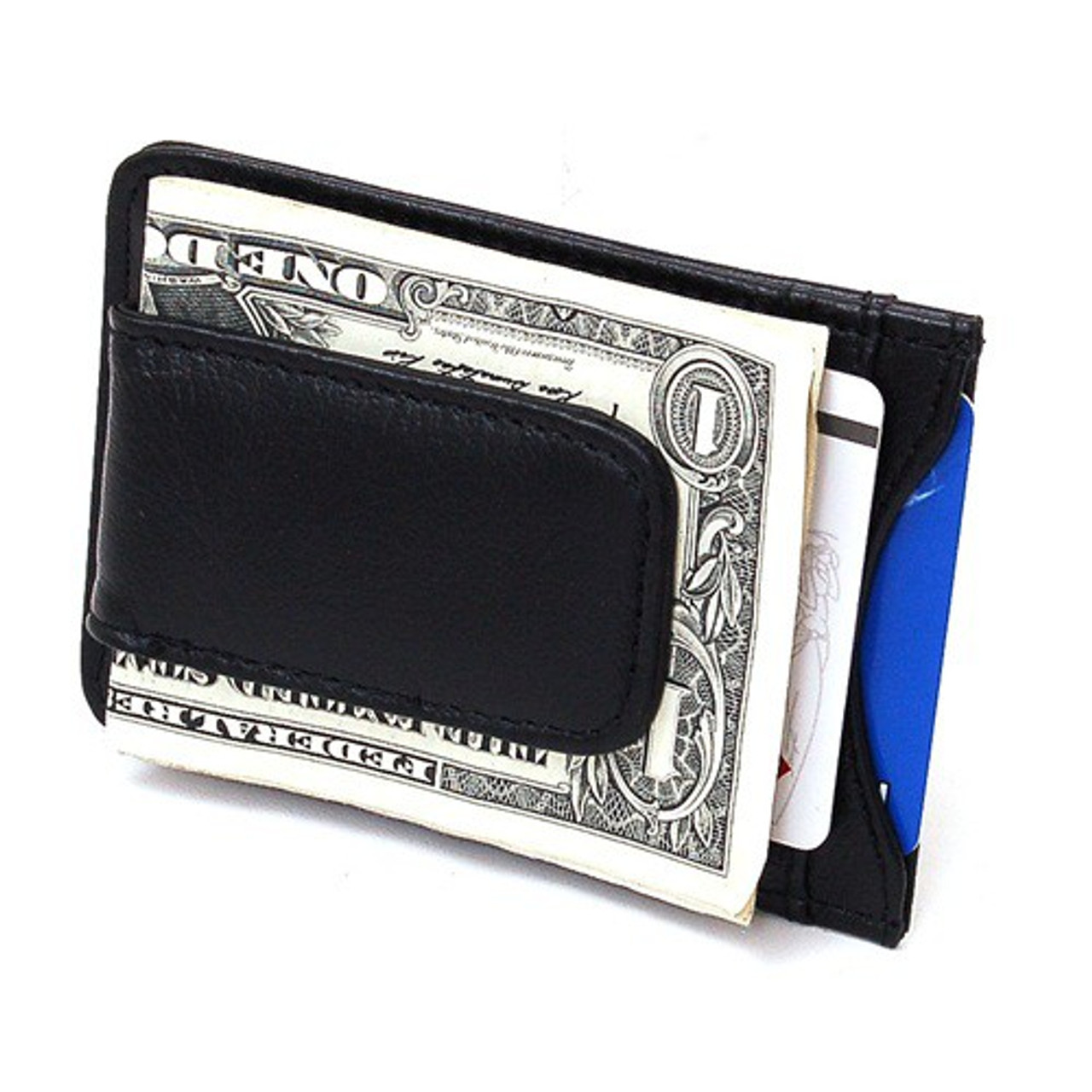 mens credit card holder with money clip