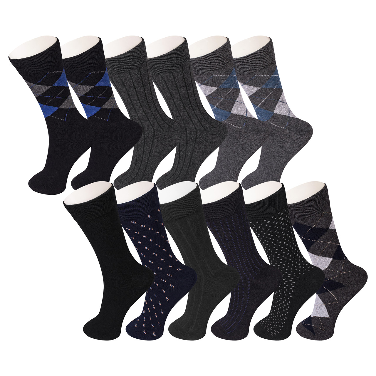 Optimus - Mens Dress socks - Color Grey – Zicci Socks