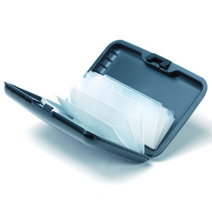 Aluminum Ultra Slim Wallet Credit Card Case RFID Blocking Hard Shell Mens Womens