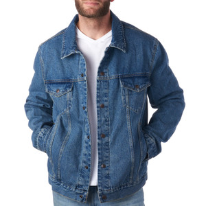 Alpine Swiss Derek Mens Classic Denim Jacket Casual Button Up Jean Trucker Coat Alpine Swiss Derek Mens Classic Denim Jacket Casual Button Up Jean Trucker Coat