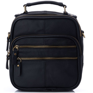 Leather Travel Bag Multipurpose Organizer Handbag Adjustable Strap Zippered Tote Leather Travel Bag Multipurpose Organizer Handbag Adjustable Strap Zippered Tote