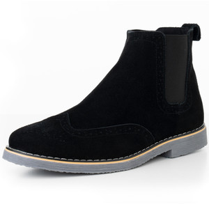 Alpine Swiss Mens Chelsea Boots Genuine Suede Dress Ankle Boots Wingtip Shoes Alpine Swiss Mens Chelsea Boots Genuine Suede Dress Ankle Boots Wingtip Shoes