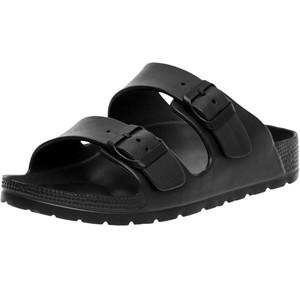 Alpine Swiss Mens Double Strap EVA Slide Sandals Sole Flat Casual Comfort Shoes Alpine Swiss Mens Double Strap EVA Slide Sandals Sole Flat Casual Comfort Shoes
