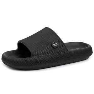 Alpine Swiss Omar Mens Slides Pillow Slippers Ultra Cushioned Cloud Slide Sandal