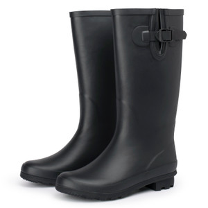 Alpine Swiss Reya Womens Waterproof Rain Boots Mid Calf Tall Rubber Garden Boots
