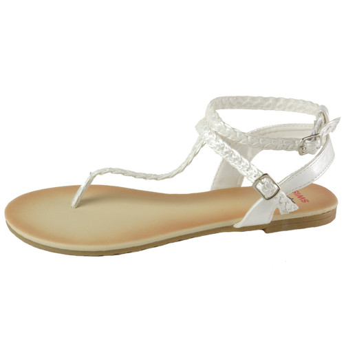 Plus Size - Braided Gladiator Thong Sandal (WW) - Torrid