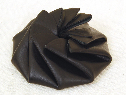 Coin Purse Change Pouch Leather Spiral Squeeze Rose Style Compact Durable Wallet