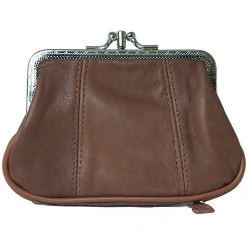 Leather Id Credit Card Cash Holder Purse, Leather Short Wallets