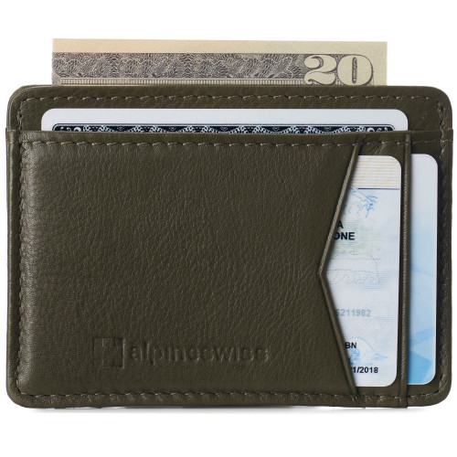 Columbia Men's Leather Rfid Slim Bifold Wallet With Exterior