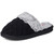 Alpine Swiss Womens Cable Knit Faux Fur Scuff Slippers Memory Foam House Shoes