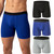 Alpine Swiss Mens Boxer Briefs 3 Pack Underwear Breathable Comfortable Trunks