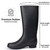 Alpine Swiss Reya Womens Waterproof Rain Boots Mid Calf Tall Rubber Garden Boots