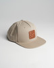 Leather Patch Snapback Hat