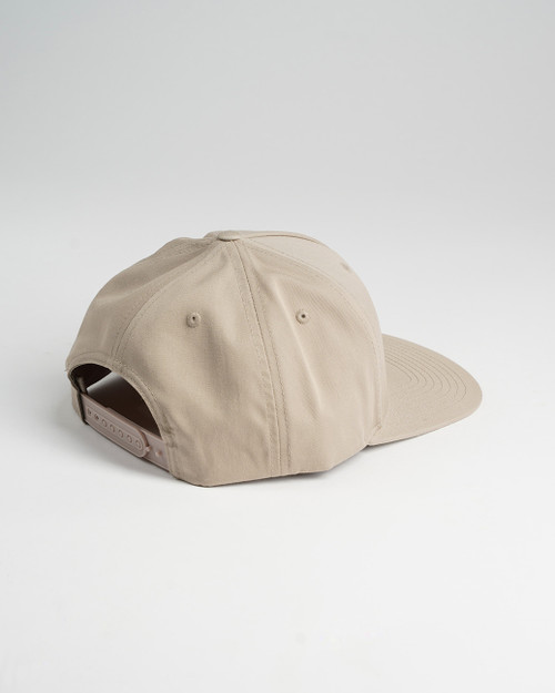 Leather Patch Snapback Hat