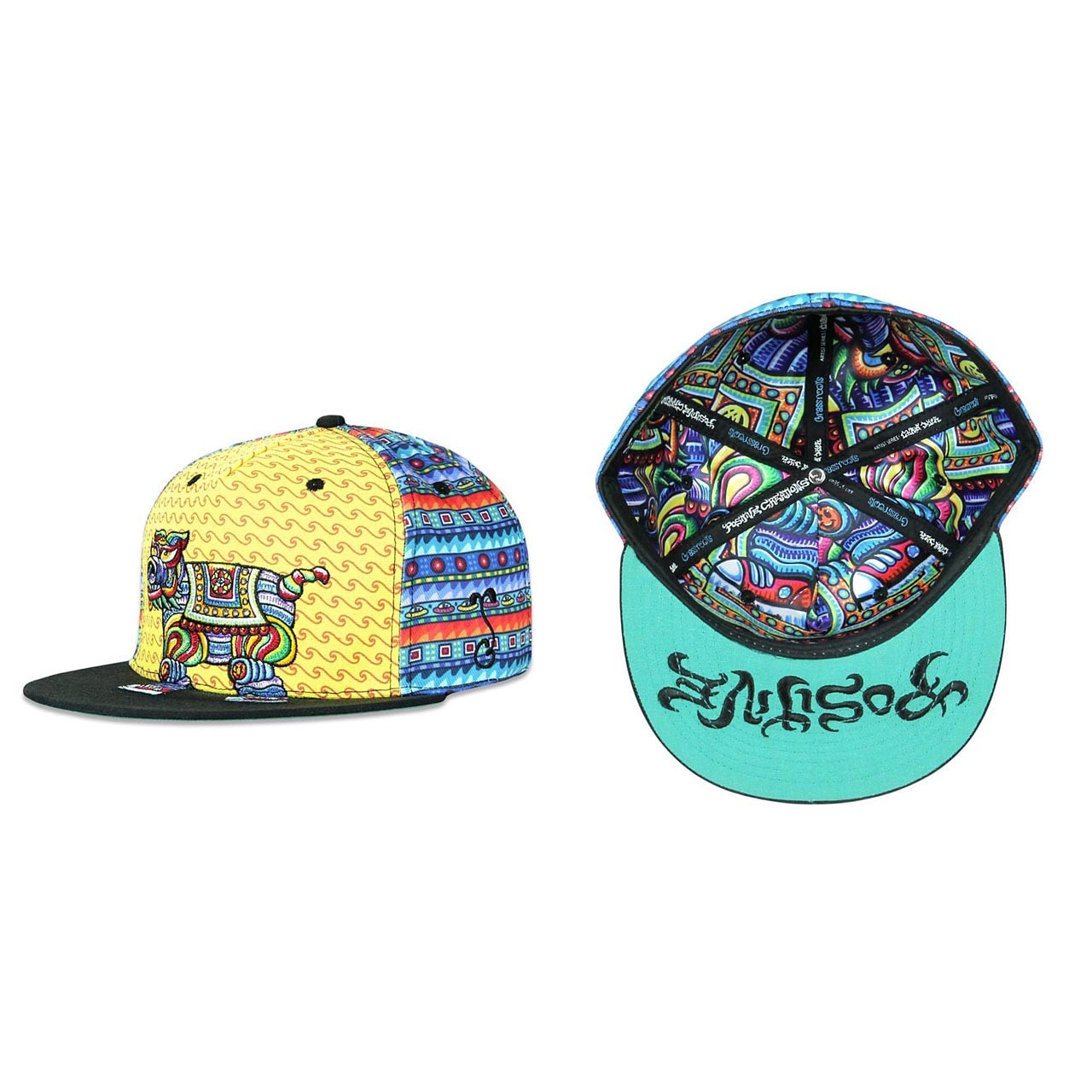 Buy a Chris Dyer Bear Elephant Dog Fitted Hat Online