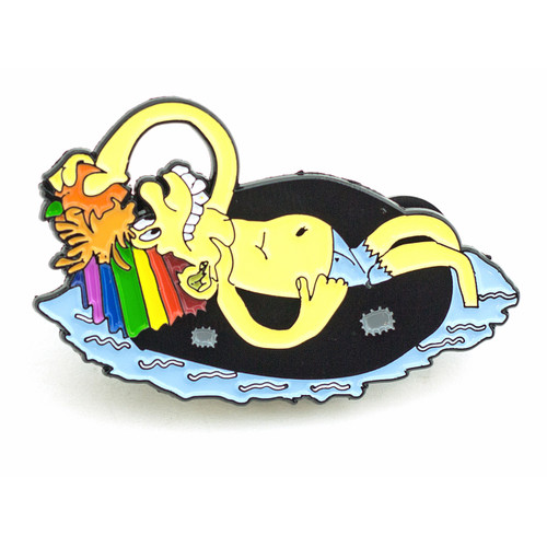 Buy a Peach Fest Kid Pin Online from Tree Huggers