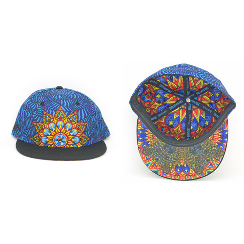 Buy a Blue Phil Lewis Mandala Fitted Hat Online from Tree Huggers Co-op