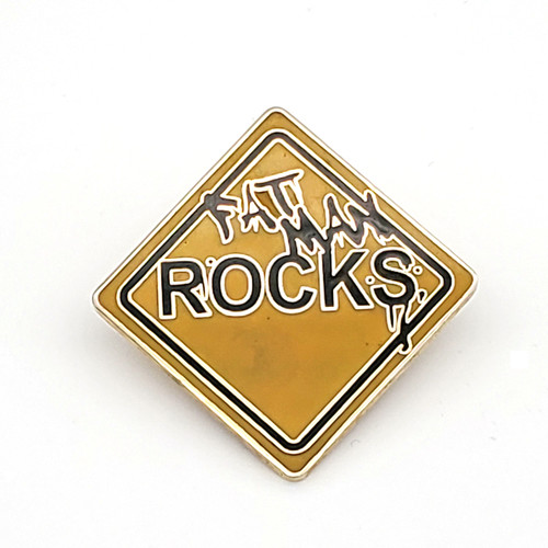 Fat Man Rocks Pin