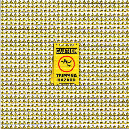 Buy a Tripping Hazard Blotter Online from Tree Huggers Co-op