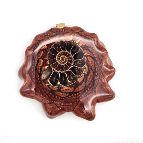 Buy a Ammonite Pinecone Pendant Online from Tree Huggers Co-op