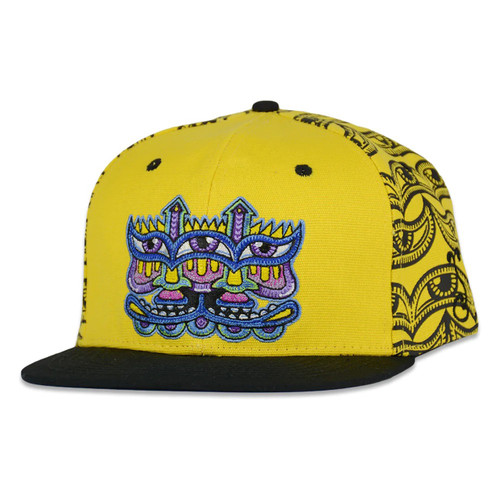 Chris Dyer Harmoneyes Yellow Snapback