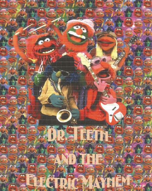 Dr. Teeth and The Electric Mayhem Blotter Art
