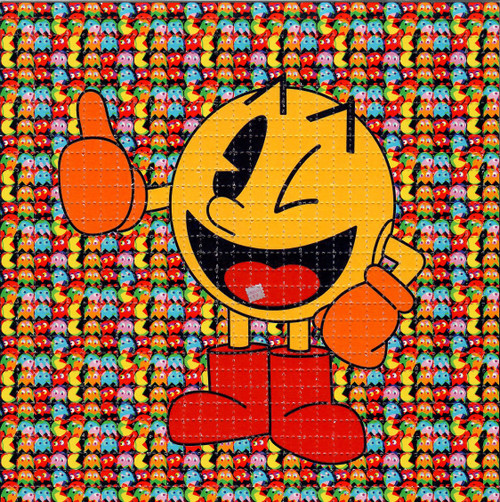 Buy a Pac Man Blotter Art from Tree Huggers Co-op