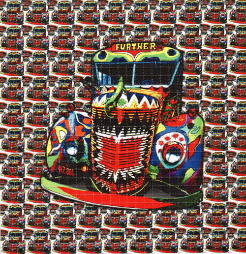 Buy a Classic Furthur Bus Blotter Online from Tree Huggers Co-op