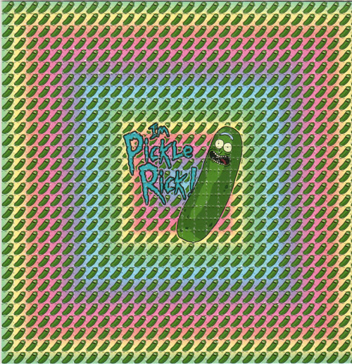 Buy a I'm Pickle Rick! Blotter Online from Tree Huggers Co-op