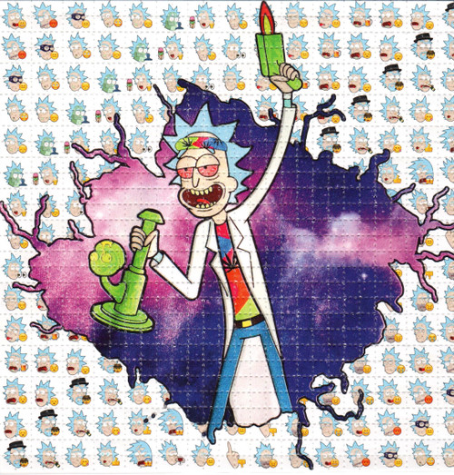 Dabbin Rick Blotter Art