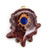 Buy a Crushed Lapis Pinecone Pendant Online from Tree Huggers Co-op