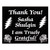 Buy a Thank You Sasha Shulgin Sticker Online from Tree Huggers