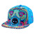 Buy a Stylish Amanda Vela Bear V2 Blue Fitted Hat Online from Tree Huggers Co-op