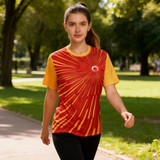 Women's 100% Polyester Sublimated Tee Shirt