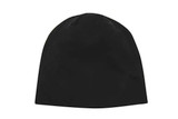 A black rolled down cotton beanie with a simple design and no visible branding. A black rolled down cotton beanie with a simple design and no visible branding.
