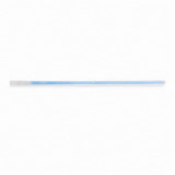 A glow bracelet in blue, designed as a novelty item, featuring a transparent section and a branding logo. A glow bracelet in blue, designed as a novelty item, featuring a transparent section and a branding logo.