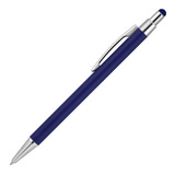 A matte ivy ballpoint pen with a silver clip and a stylus tip. The pen features a sleek, modern design.
