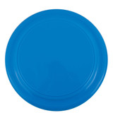 A blue lightweight frisbee with a smooth surface, designed for outdoor play.
