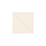 A cream-coloured PU bookmark with a stitched border design. It features a diagonal line across the surface.
